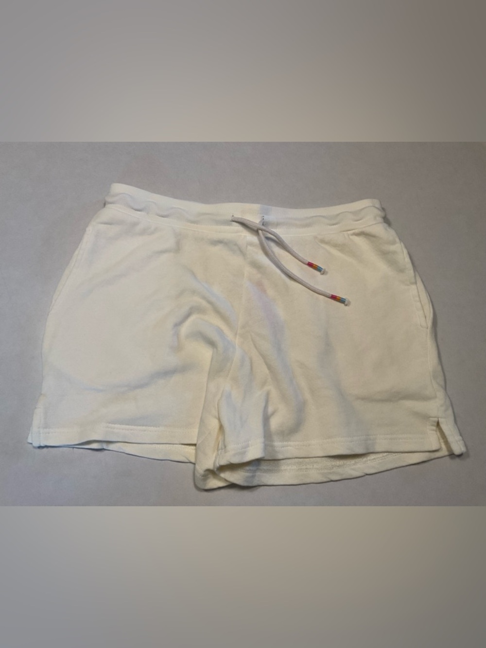 Marine Layer, specifically their "Maple Vintage Terry Shorts".